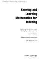 0  Knowing and Learning Mathematics for Teaching - Proceedings of a Workshop
