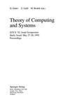 Dolev D., Galil Z., Rodeh M.  Theory of Computing and Systems: ISTCS '92, Israel Symposium, Haifa, Israel, May 27-28, 1992. Proceedings