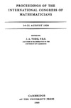 Todd J.  Proceedings of the International Congress of Mathematicians, 14 - 21 Aug 1958.