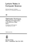 Cea J.  Optimization Techniques: Modeling and Optimization in the Service of Man, Proceedings, 7 conf.