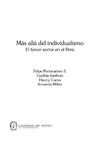 Portocarrero F.S., Sanborn C., Mill&#225;n A.  M&#225;s all&#225; del individualismo: El tercer sector en el Per&#250;