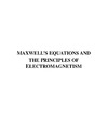 Fitzpatrick R.  Maxwell's Equations and the Principles of Electromagnetism