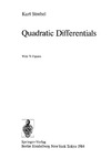 Strebel K.  Quadratic Differentials (Ergebnisse Der Mathematik Und Ihrer Grenzgebiete 3 Folge)