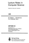 Thalheim B., Demetrovics J., Gerhardt H.-D.  MFDBS 91, 3 conf., Mathematical fundamentals of database systems