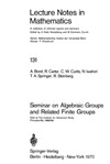 Carter R., Curtis C., Borel A.  Seminar on Algebraic Groups and Related Finite Groups