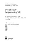 Porto V., Saravanan N., Waagen D.  Evolutionary Programming VII: 7th International Conference, EP'98, San Diego, California, USA, March 25-27, 1998: Proceedings