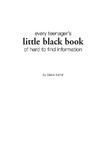Bartel B.  Every Teenager's Little Black Book of Hard to Find Information (Little Black Books)