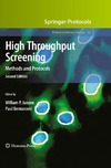 Janzen W., Bernasconi P.  High Throughput Screening Methods and Protocols