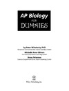 Mikulecky P., Gilman M., Peterson B.  AP Biology For Dummies