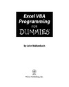 Walkenbach J.  Excel VBA Programming For Dummies