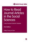 Chong Ho Shon P.  How to read journal articles in the social sciences. A very practical guide for students