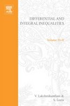 Lakshmikantham V., Leela S.  Differential and integral inequalities: - Functional partial, abstract and complex DE