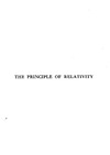 Lorentz H., Einstein A., Minkowski H.  The Principle of Relativity (Dover Books on Physics)