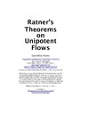 Morris D.  Ratner's theorems on unipotent flows
