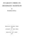 Stoll W.  Invariant Forms on Grassmann Manifolds
