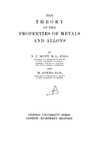 Mott N., Jones H.  The Theory of the Properties of Metals and Alloys
