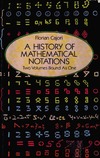 Cajori F.  A history of mathematical notations