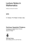 Carasso C., Raviart P., Serre D.  Nonlinear Hyperbolic Problems