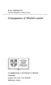 Fremlin D.  Consequences of Martin's Axiom (Cambridge Tracts in Mathematics No.84)