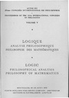 0  Proceedings of the XIth International Congress of Philosophy, Vol. V: Logic. Philosophical Analysis. Philosophy of Mathematics (1953)