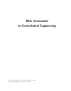 Fenton G., Griffiths D.  Risk Assessment in Geotechnical Engineering