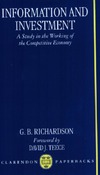 Richardson G.  Information and Investment: A Study in the Working of the Competitive Economy
