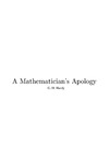 Hardy G., Snow C.  A mathematician's apology