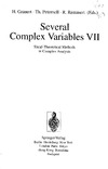 Campana F., Dethloff G., Grauert H.  Several Complex Variables VII: Sheaf-Theoretical Methods in Complex Analysis (Encyclopaedia of Mathematical Sciences)