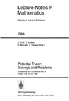 Kral J., Lukes J., Netuka I.  Potential Theory Surveys and Problems