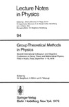 Beiglbock W., Takasugi E.  Group Theoretical Methods in Physics