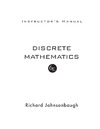Johnsonbaugh R.  Instructor's Manual Discrete Mathematics