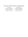 Bates S., Weinstein A.  Lectures on the Geometry of Quantization