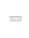 Gray R.  Toeplitz and Circulant Matrices: A review (Foundations and Trends in Communications and Information The)