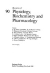 Decker K.  Reviews of Physiology, Biochemistry and Pharmacology, Volume 90