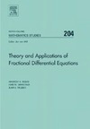 Kilbas A., Srivastava H., Trujillo J.  Theory and applications of fractional differential equations