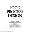Maroulis Z., Saravacos G.  Food Process Design (Food Science and Technology)