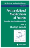 Kannicht C.  Posttranslational Modifications of Proteins