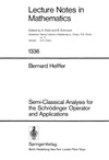 Helffer B.  Semi-Classical Analysis for the Schrodinger Operator and Applications