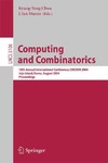 Chwa K., Munro J.  Computing and Combinatorics: 10th Annual International Conference, COCOON 2004, Jeju Island, Korea, August 17-20, 2004, Proceedings (Lecture Notes in Computer Science)