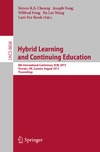 Fong W., Cheung S., Fong J.  Hybrid Learning and Continuing Education: 6th International Conference, ICHL 2013, Toronto, ON, Canada, August 12-14, 2013. Proceedings