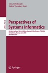 Voronkov A., Virbitskaite I.  Perspectives of Systems Informatics: 6th International Andrei Ershov Memorial Conference, PSI 2006, Novosibirsk, Russia, June 27-30, 2006, Revised Papers ... Computer Science and General Issues)