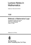 Prisco C.  Methods in mathematical logic. Proc. of 6th Latin American Symposium on Mathematical Logic, Caracas, Venezuela, 1983 (LNM1130, Springer 1985)