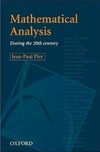 Pier J.  Mathematical analysis during the 20th century