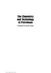 Speight J.  The Chemistry and Technology of Petroleum