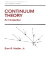 Nadler S.  Continuum theory