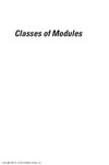 Dauns J., Zhou Y.  Classes of modules