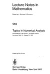 Turner P.  Topics in Numerical Analysis