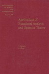 Hutson V., Pym J.S.  Applications of Functional Analysis and Operator Theory (Mathematics in Science and Engineering)