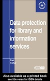 Ticher P.  Data Protection for Library and Information Services