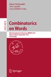Zamboni L., Karhumaki J., Lepisto A.  Combinatorics on Words: 9th International Conference, WORDS 2013, Turku, Finland, September 16-20. Proceedings